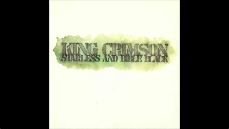 King Crimson - Starless And Bible Black (OFFICIAL) - YouTube