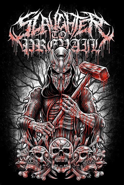 Kostolom design,Done for Slaughter To Prevail 🤘 Hope you dig it, Sla Muerta | Metal posters art ...