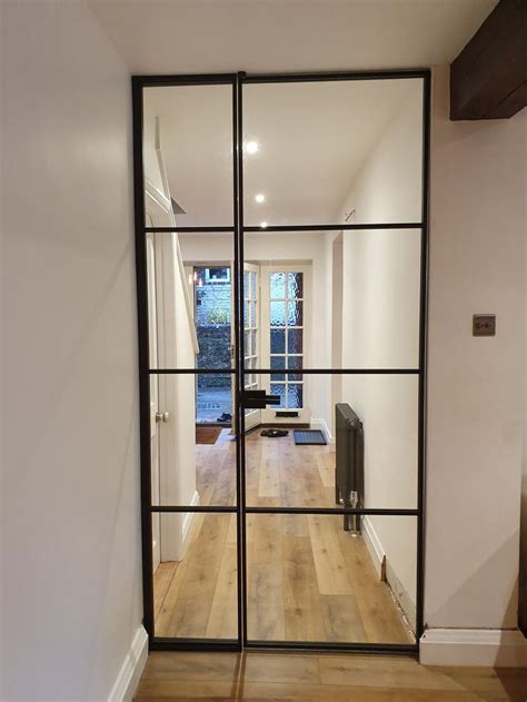 Metal Framed Doors | Black Glass Door | Door Dividers in 2020 | Door dividers, Glass door ...