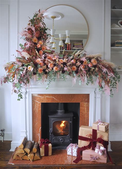 Christmas Fireplace Mantel Garland Ideas — MELANIE LISSACK INTERIORS