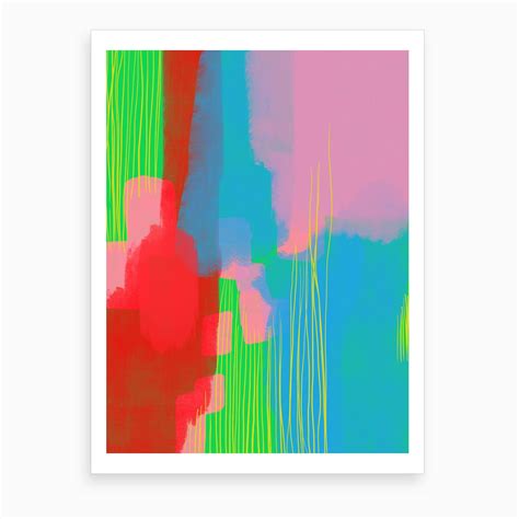 Paint Smear Art Print by Natalie Born - Fy