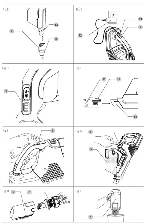 BLACK DECKER BHFEA420 Cordless Stick Vacuum Instruction Manual