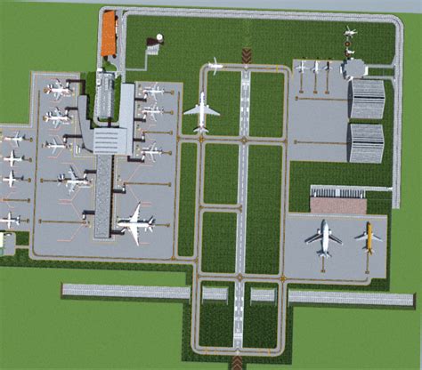 International Airport | Full Interior 1.20.2/1.20.1/1.20/1.19.2/1.19.1/1.19/1.18/1.17.1/Forge ...