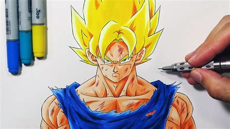 Goku Normal Drawing