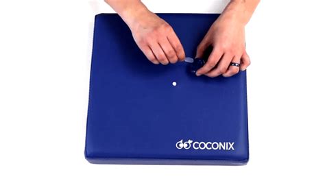 How to repair a hole in a leather ottoman with the Coconix Leather and