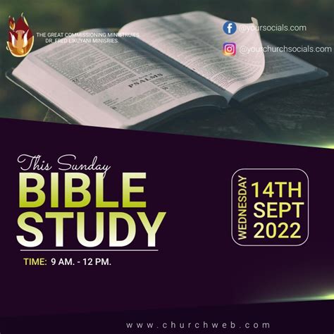 Copy of Bible study flyer | PosterMyWall