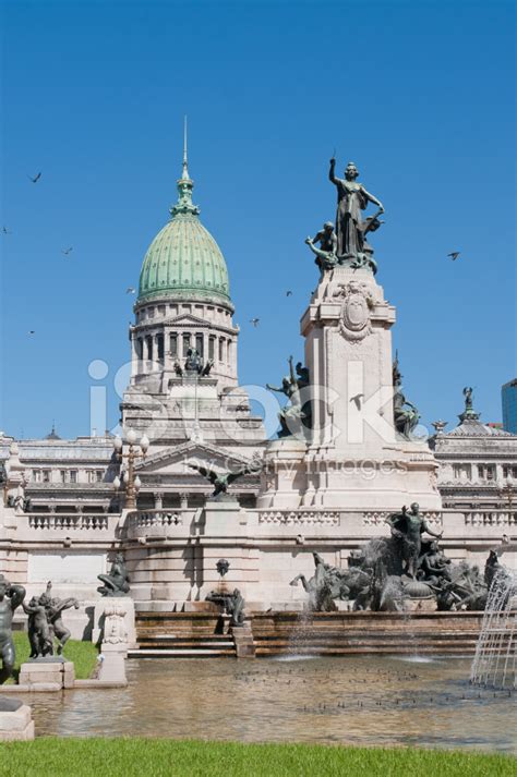 National Congress Building, Buenos Aires, Argentina Stock Photo ...