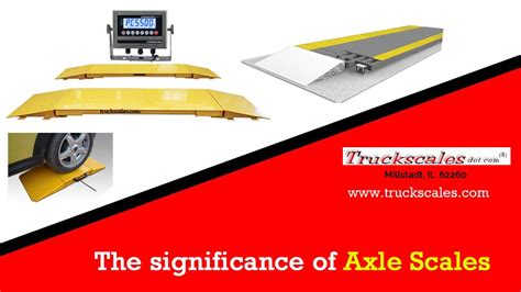 The significance of #AxleScales Axle Scales is an excellent electronic ...