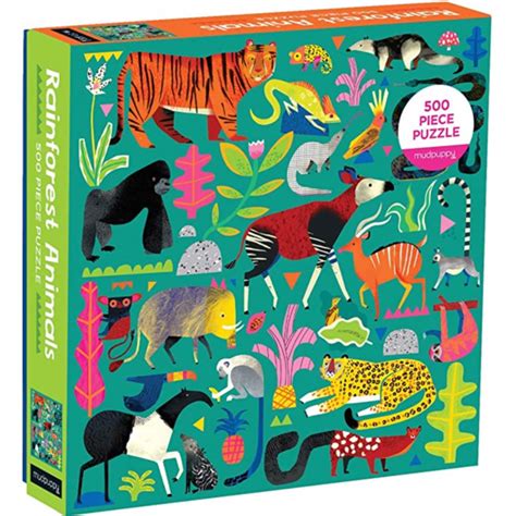 Keepsake Bespoke SG - Online Gift Box -RAINFOREST ANIMALS 500 Puzzle