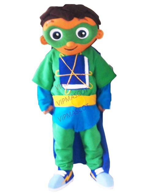 New arrival Cute Cartoon Character New Super Why Mascot Costume Character