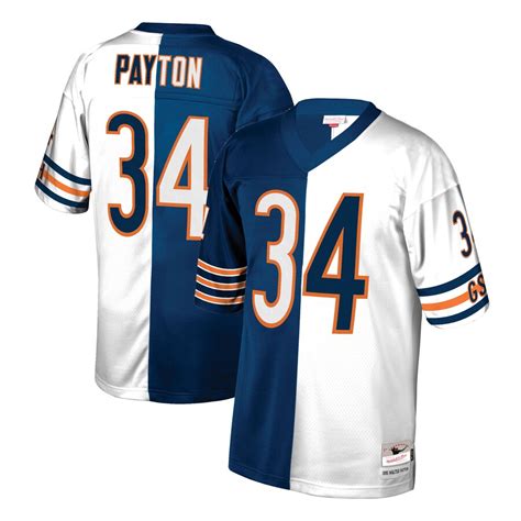 Walter Payton Chicago Bears Mitchell & Ness Retired Player Split ...