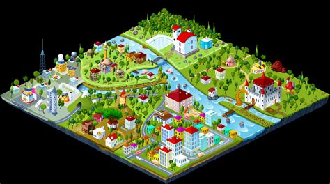 isometric map project on Behance