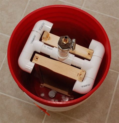 honey spinner made out of PVC and 5 gallon buckets (honey bees forum at ...