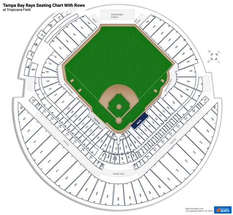 Tropicana Field Seating Chart With Row Numbers | Brokeasshome.com