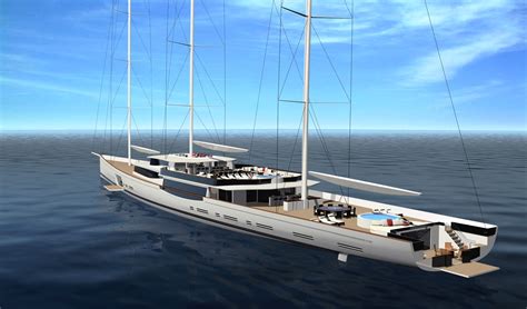 100m mega sailing yacht by Design Unlimited and Reichel Pugh Yacht ...