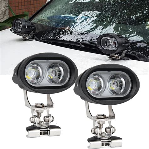 Universal Car Accessories 4D 20W Led Spotlights With A Pillar Work Light Mount Bracket Clamp ...