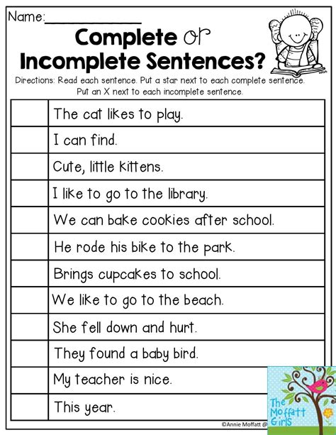 Practice Writing Sentences Worksheets 25 Printable Sentence