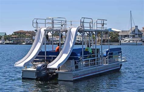 Double Decker Pontoon Boat Rental with Gilligan's Watersports - TripShock!