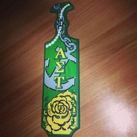 Alpha Sigma Tau paddle Delta Tau chapter. Made for my big! | Alpha ...