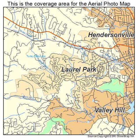 Aerial Photography Map of Laurel Park, NC North Carolina