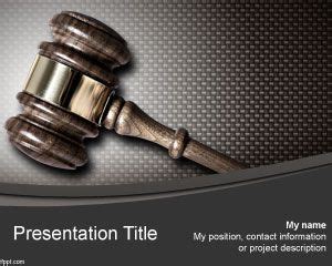 Free Criminal Justice PowerPoint Template