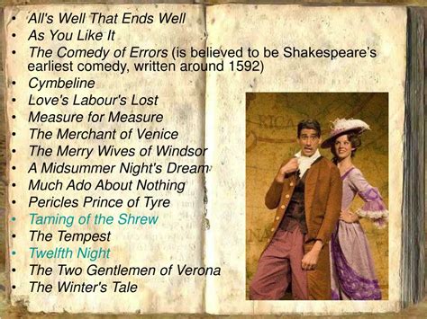 PPT - Shakespeare ’s comedies PowerPoint Presentation, free download ...