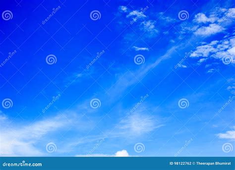 Beautiful Blue Sky and Clouds Pattern Texture Background Stock Photo ...