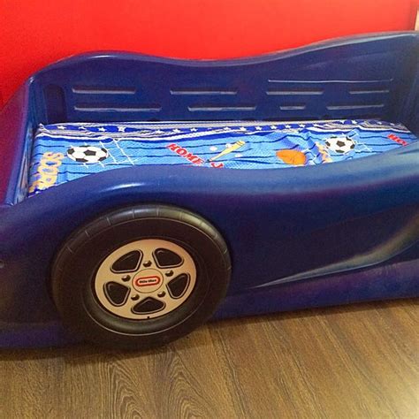 Little Tikes Car Bed (blue), Babies & Kids, Baby Nursery & Kids Furniture, Childrens' Beds on ...