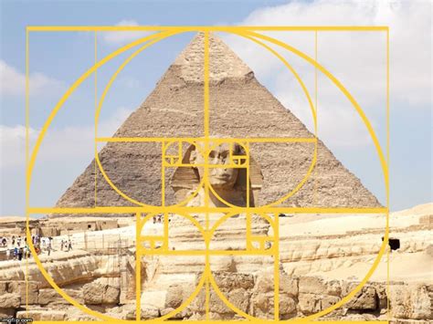 The pyramid of Khafre, the Great Sphinx and The Golden Ratio. | Golden ratio, Pyramids ...