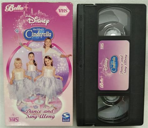 VHS Bella Dancerella Disneys Cinderella Dance And Sing Along (VHS, 2005 ...