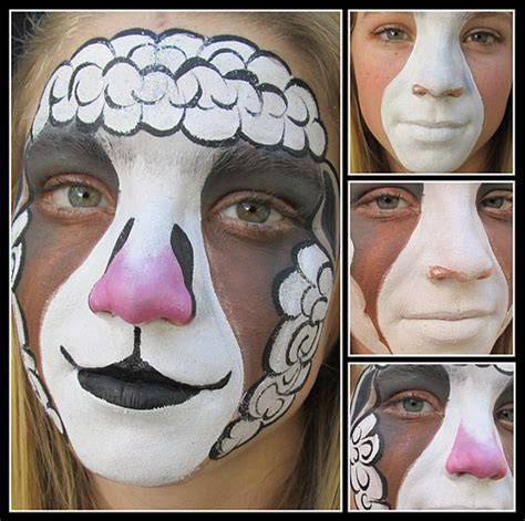 sheep face paint - Google Search | Maquillaje de animales, Maquillaje ...