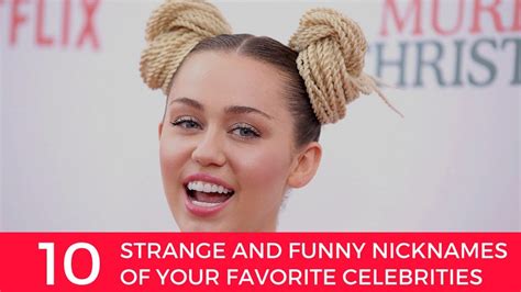 10 Funny Nicknames Your Favorite Celebrities Tried To Hide