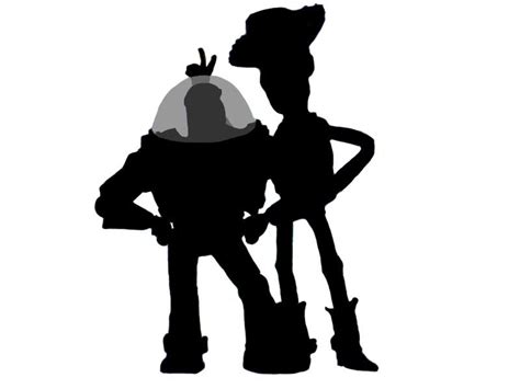 Toy Story | Disney characters silhouettes, Disney silhouettes, Cartoon ...