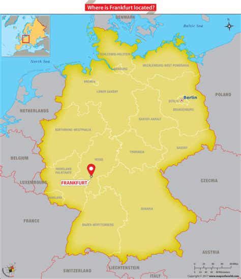 Where is Frankfurt located? - Answers