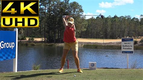 CHARLEY HULL 4K UHD SLOW MOTION FACE ON DRIVER GOLF SWING - YouTube