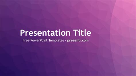 Free Purple&Pink PowerPoint Template - Prezentr PPT Templates