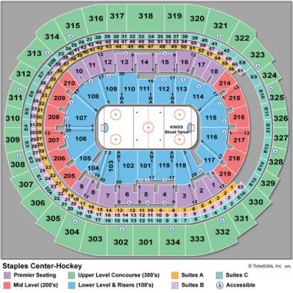 Breakdown Of The Staples Center Seating Chart | Los Angeles Lakers ...