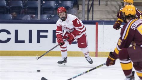 Wisconsin's Cole Caufield wins Hobey Baker Award