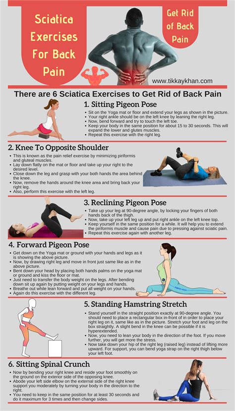 Sciatica Exercises For Back Pain & Get Rid of Back Pain - Tikkay Khan