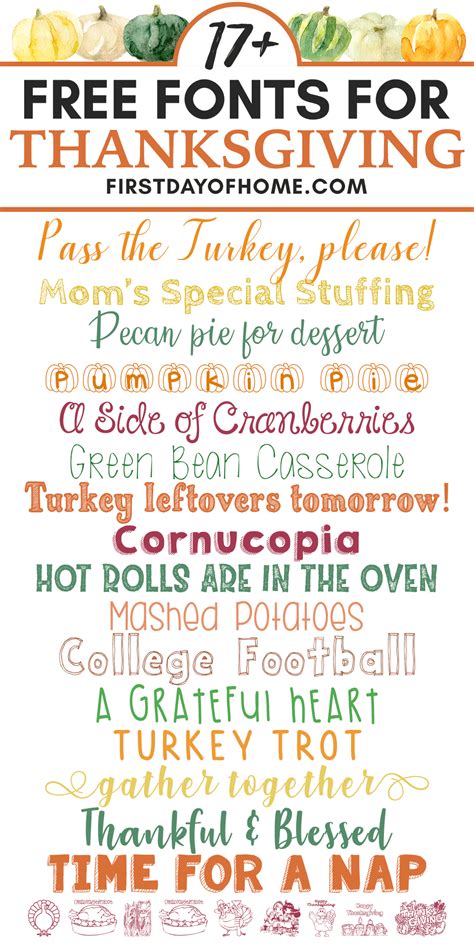 The Best Free Thanksgiving Fonts to Download Today!