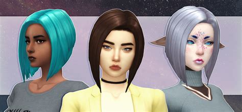 subtle ♦ stubble — EA Bob Revamped - a Sims 4 hair I hit 100...