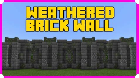 Stone Wall Designs Minecraft - Design Talk