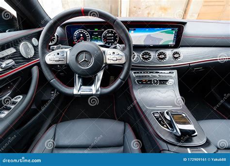 Interior of Mercedes-Benz E53 AMG Editorial Photo - Image of mercedes, modern: 172909161