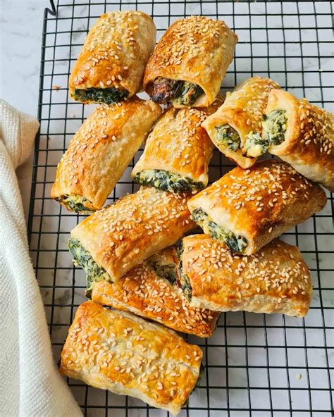 Spinach and Ricotta Rolls - Casually Peckish