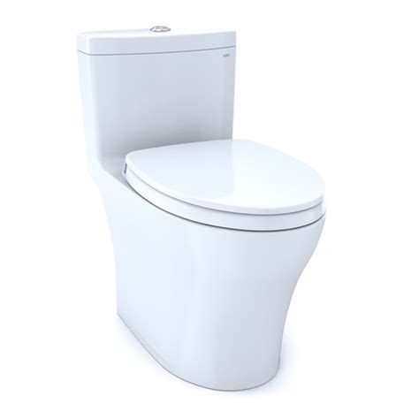 TOTO Aquia IV Comfort Height Cotton White Elongated Toilet 1062980 | Réno-Dépôt