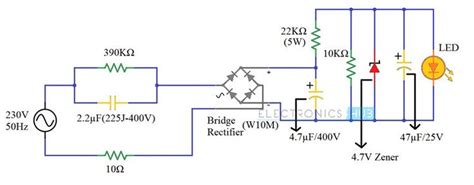 230v LED Driver Circuit | Circuit diagram, Electrical circuit diagram ...