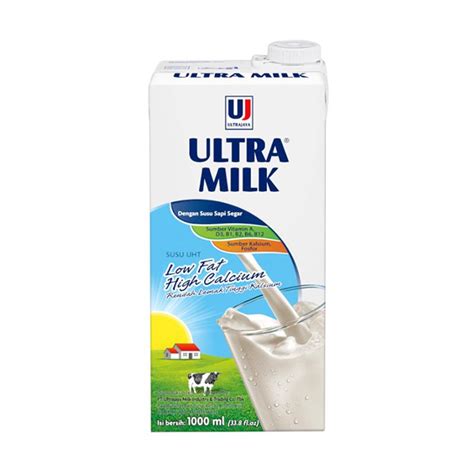 Jual Ultra Milk Low Fat Plain Susu UHT [1000 mL] di Seller Anugerah ...