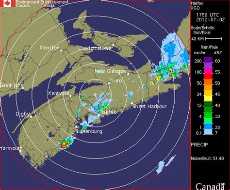 Weather Radar - Halifax, NS - Environment Canada | Radar, Weather, Halifax