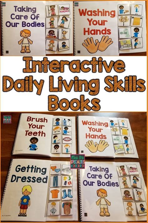 These ADL or daily living skills books are great for teaching crucial ...