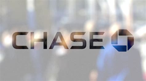 JPMorgan Chase Bank Logo on the Screen in a Meeting Room. Editorial 3D Rendering Editorial ...